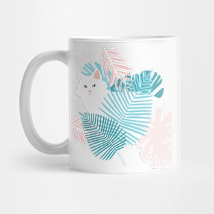 Tropical Cat Mug